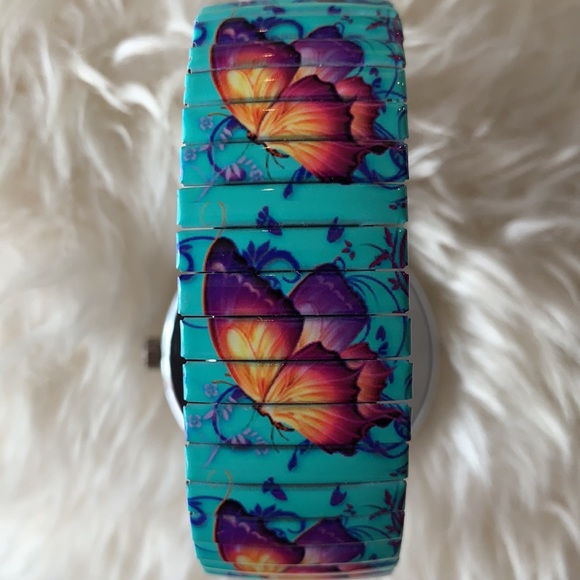 Metal butterfly watch - Picture 5 of 9